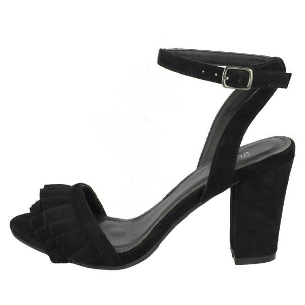 Spot On Ladies Spot On Mid Chunky Heel Sandals