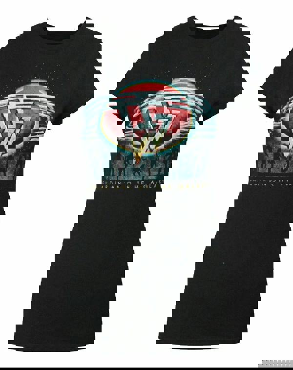 Marvel Womens Black Planet Short Sleeved T-Shirt