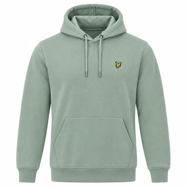 Lyle & Scott Heavyweight Loopback Hoodie Slate Shadow Grey-Hoodie-Lyle & Scott-Spiral Seven