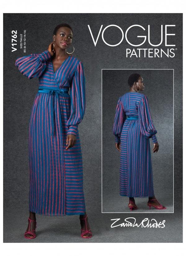 Vogue Sewing Pattern 1762, Dresses for Women, F5 (16-18-20-22-24) - Intermediate