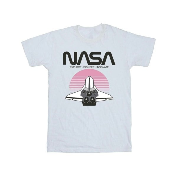 NASA Boys Space Shuttle Sunset T-Shirt - White