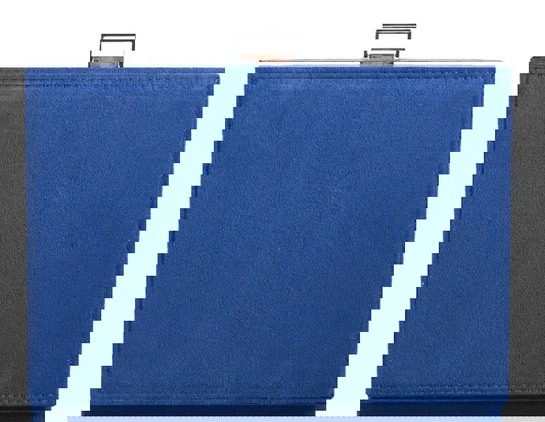 Modcraft 3-Layer Blue Jewellery Box with Lock, Drawer Organizer for Rings, Earrings & Necklaces