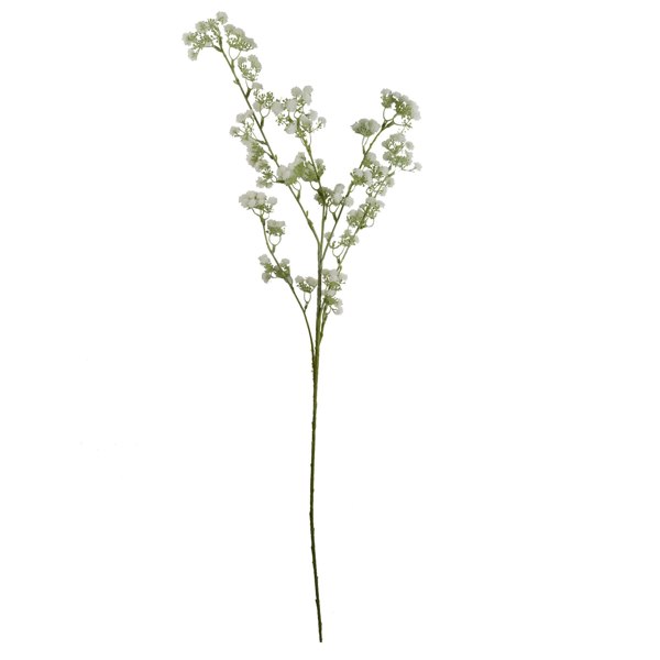 Leaf Pack of 6 x 85cm Gypsophila White Stem