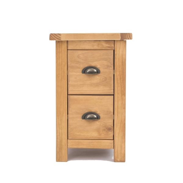Lugo 2 Drawer Petite Bedside Table