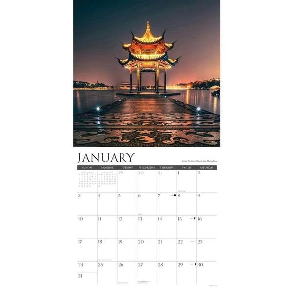 Asia China Calendar 2027, Wall Calendars, Month To View, Travel, Gift