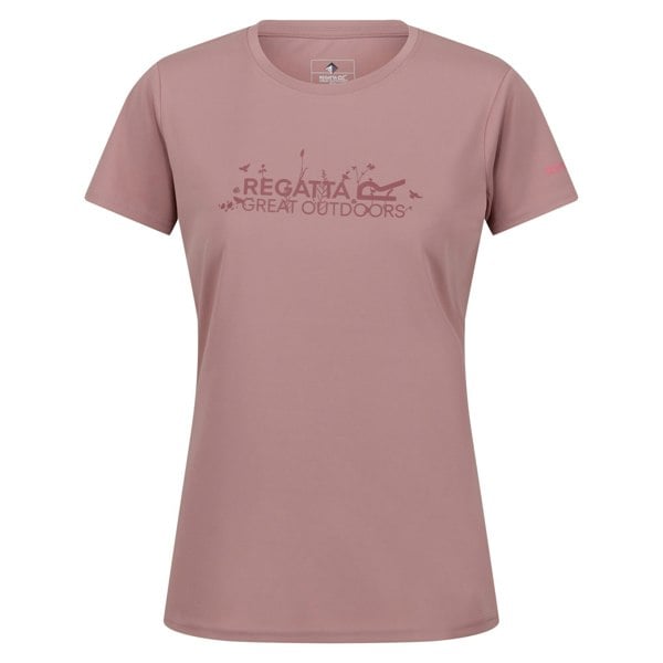 Regatta Womens/Ladies Fingal VII Logo T-Shirt - Dusky Rose