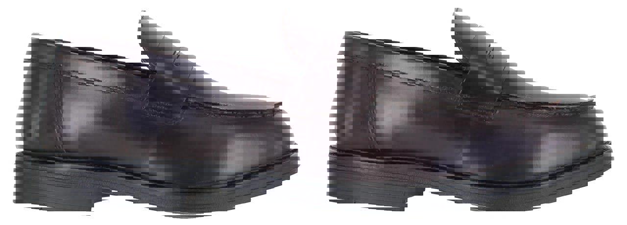 Off The Hook Perry Mens Penny Loafer Slip On Leather Smart Shoes