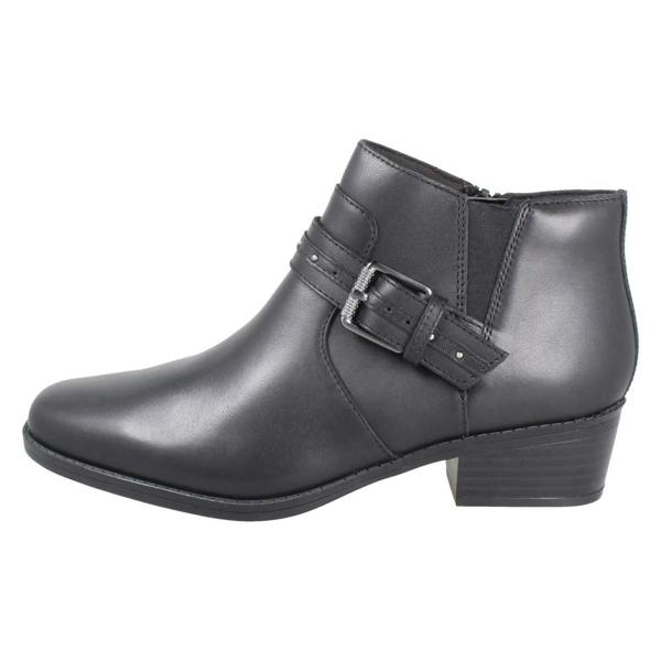 Clarks Ladies Clarks Block Heel Ankle Boots Danyelle Wish