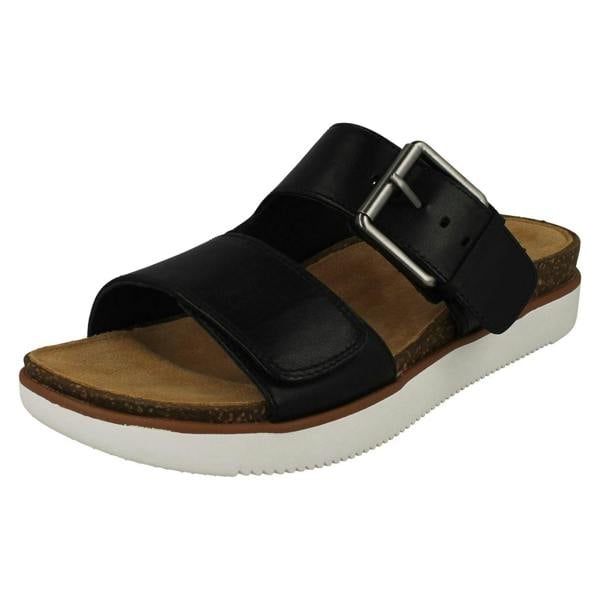 Clarks Ladies Clarks Unstructured Adjustable Mule Sandals Elayne Ease