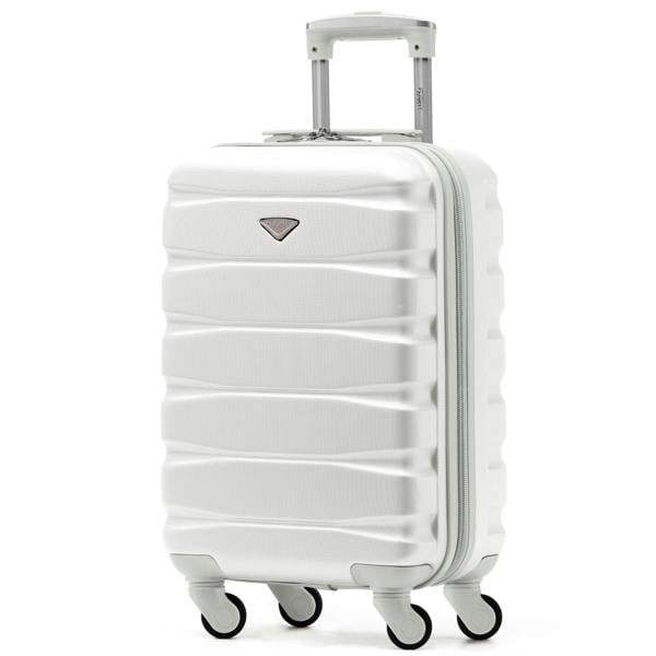Flight Knight 55x35x20cm Cabin Carry Bag Hard Shell Suitcase 100+ Airline Approved