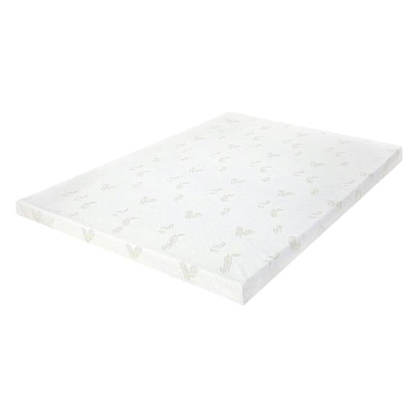 Lavio Mattress Topper Memory Foam Double Dual Layer Pressure Relief Anti Slip