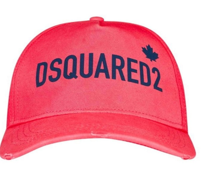 Dsquared2 One Planet Logo Cap - Red