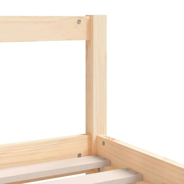 Berkfield Kids Bed Frame 90x200 cm Solid Wood Pine