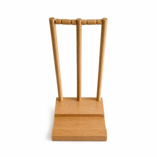 Mini Cricket Wicket Stand for Mobile Phone with Mini Bat, Decanter and Photo Frame