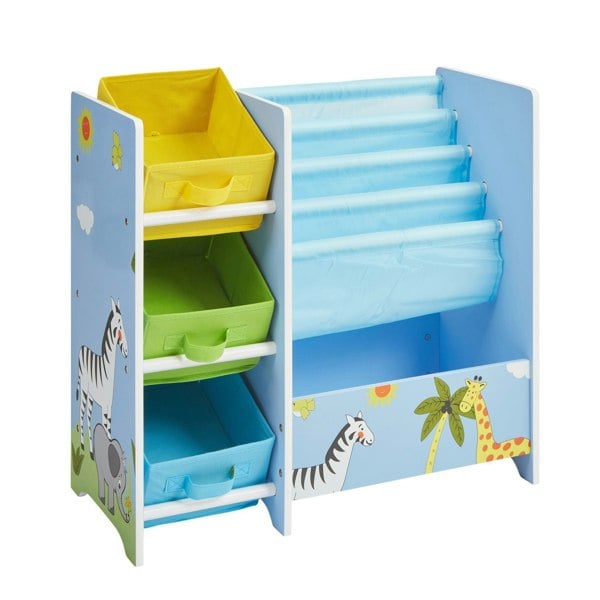 TF5007-safari-book-display-with-fabric-bins-1