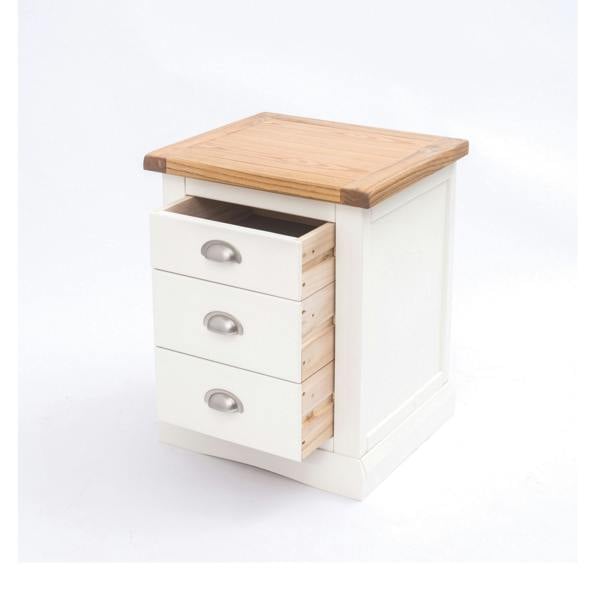 Cabinet Bits Cosenza 3 Drawer Bedside Table