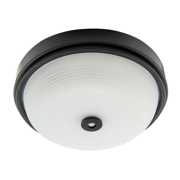 Sensor IP44 Bathroom Ceiling Light in Matte Black with Multi Functions Image 5