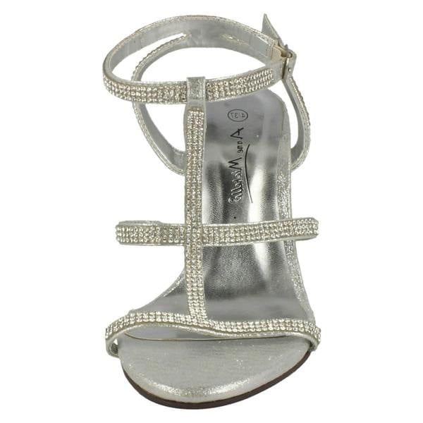 Anne Michelle Ladies Anne Michelle Bar Strap Heeled Sandal
