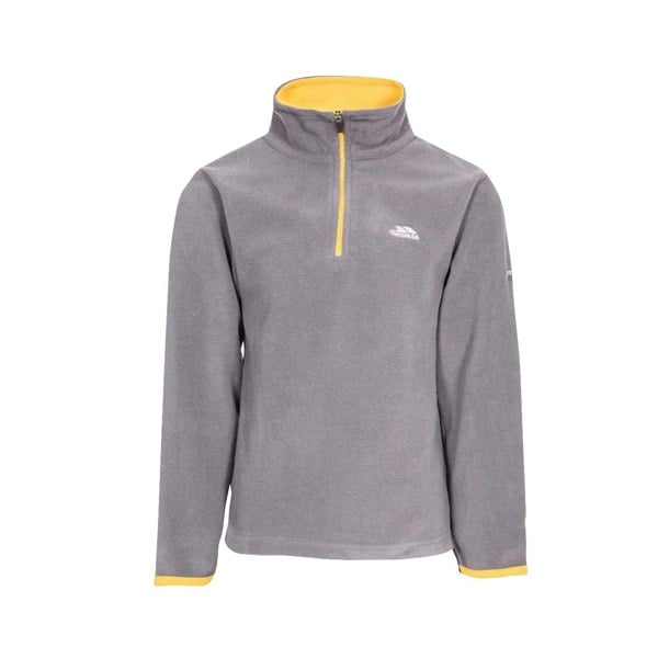 Trespass Boys Etto Airtrap Microfleece - Storm Grey