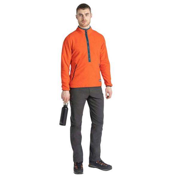 Craghoppers Mens Mock Neck Regular Sweatshirt - Macaw Red - 