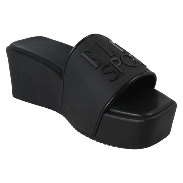 Elle Sport Ladies Elle Sport Wedge Platform Slip On Sliders F90149