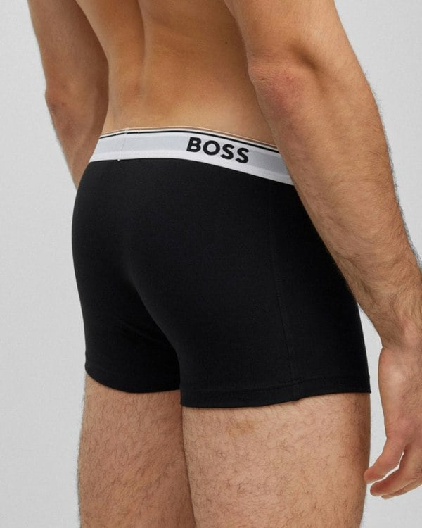 BOSS Orange 3 Pack Mens Power Trunks NOS - Black/White 994