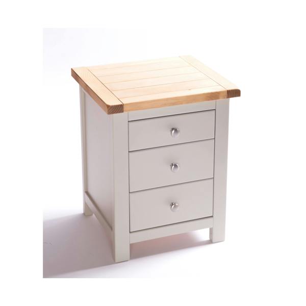 Cabinet Bits Argenta 3 Drawer Bedside Table