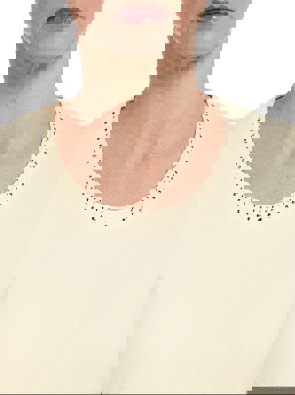 PennyPlain Nailhead Top - Lemon