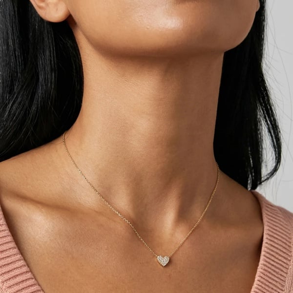 MUCHV Dainty Heart Necklace