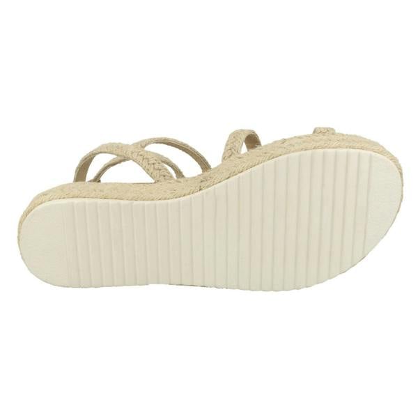 Savannah Ladies Savannah Platform Rope Sandals