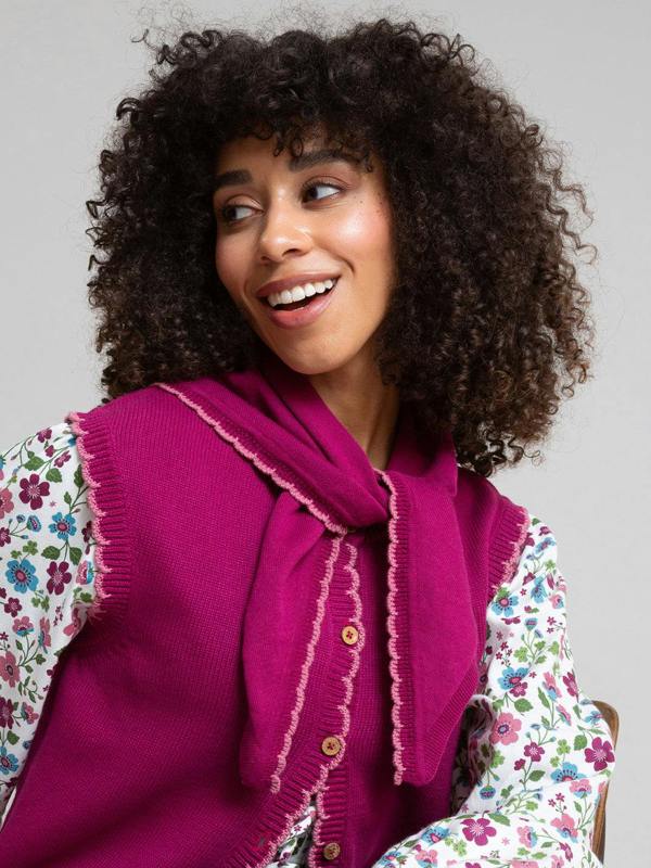 Kite Womens Organic Knowlton Neckerchief Knit Scarf