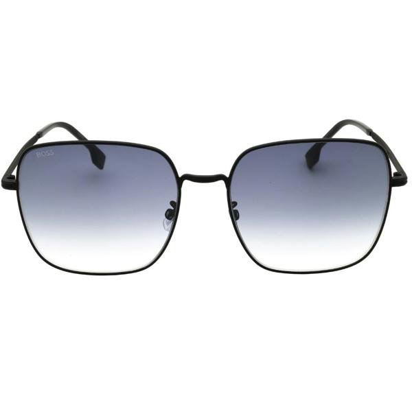Hugo Boss BOSS 1613/F/SK 0003 9O MTT BLACK/DARK GREY SF Sunglasses Womens 59X17X145 One Size
