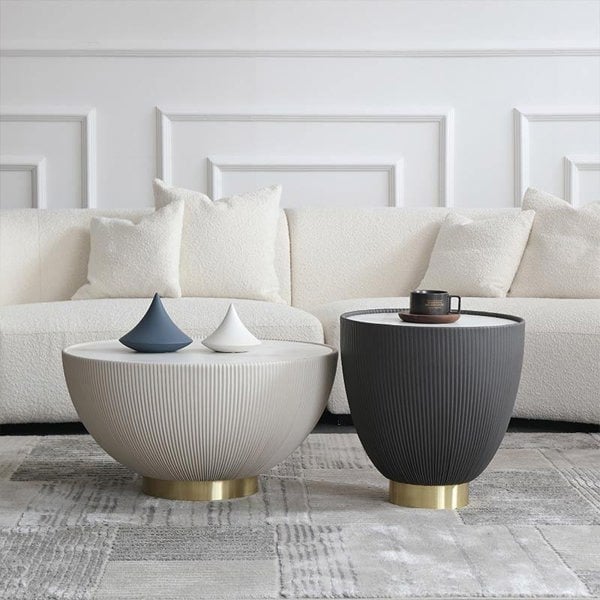 Theo Coffee Table Set, Black And White-Weilai Concept-Weilai Concept