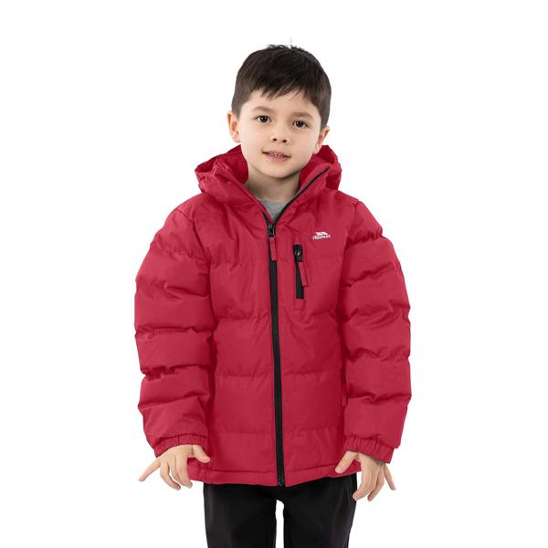 Trespass Kids Boys Tuff Padded Winter Jacket - Red - 