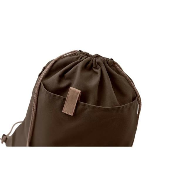 MidOcean Panda Recycled Cotton Drawstring Bag - Chocolate - 