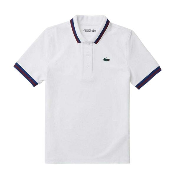 Lacoste Womens/Ladies Sport UV Polo Shirt - White - 