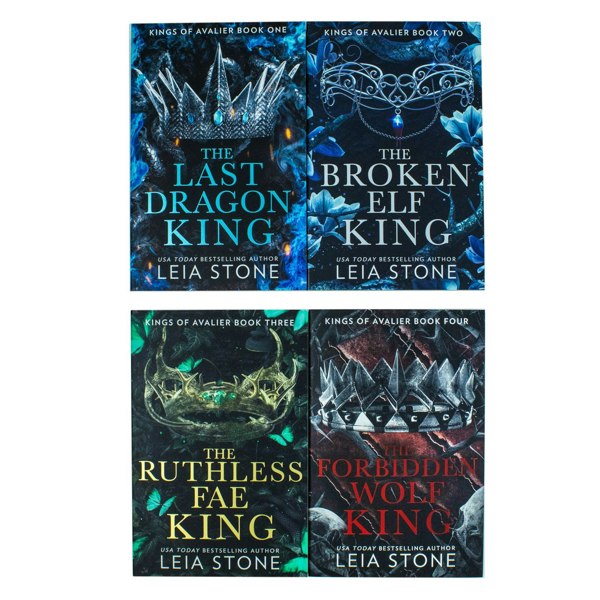 Leia Stone 4 Book Set The Last Dragon King, The Broken Elf King & more