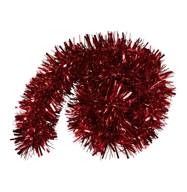 Red Christmas Tinsel Garland Range 1.8m for Trees, Home Displays and Festive Decor image 3