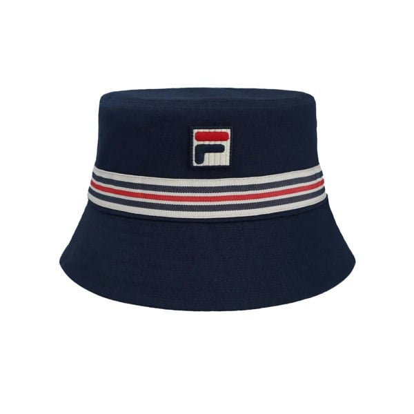 Fila Jojo Heritage Stripe Bucket Hat Navy