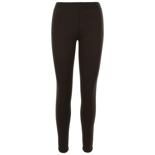 Trespass Women's Toriel Fleece Leggings - Black - Black - 90% Polyester/10% Elastane