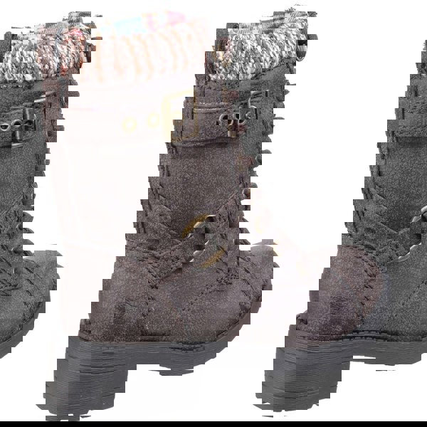 Rocket Dog Thunder Galaxy Biker Boot - Brown Galaxy