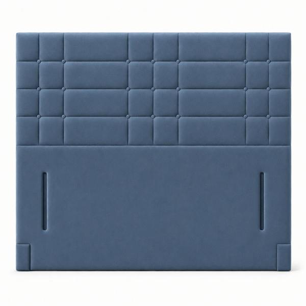 Great British Beds Marilyn Headboard - Blue Plush