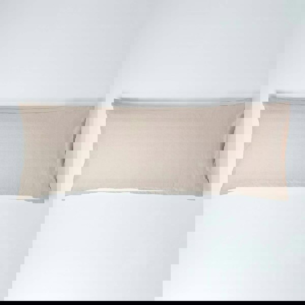 HOMESCAPES French Flax Linen Body Pillowcase
