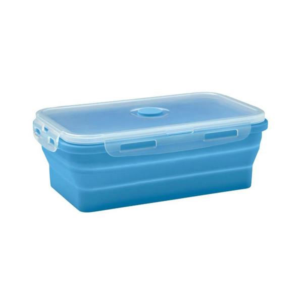 MidOcean Kolapso Silicone Collapsible Lunch Box - Baby Blue - 