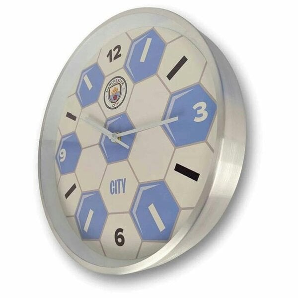 Manchester City FC Football Wall Clock, Bedroom, Sports, Gift