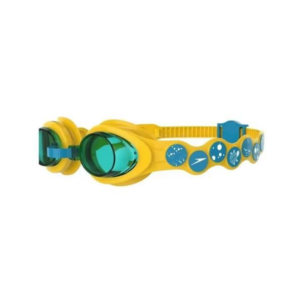 Yellow and blue Speedo Sea Squad Junior Spot swim goggles for kids