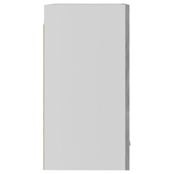 Berkfield Hanging Cabinet Concrete Grey 39.5x31x60 cm Engineered Wood