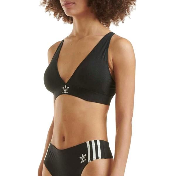 Adidas Womens/Ladies Cotton Blend Comfort Bra - Black - 