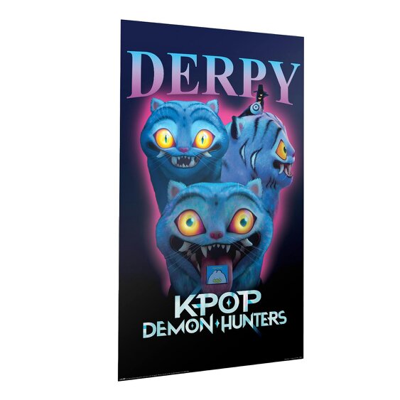 K-Pop Demon Hunters Derpy Poster - Multicoloured
