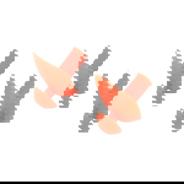 Orange Speedo Ergo Junior ear plugs with soft silicone ergonomic design